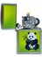 Panda Bear Sitting With Bamboo Dizayn Çakmak 3