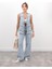 Kadın Denim Yelek Açık Mavi Pantolon Takım 1