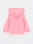 Lcw Kids Pembe Kapüşonlu Uzun Kollu Kız Bebek Fermuarlı Sweatshirt 4