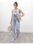 Kadın Denim Yelek Açık Mavi Pantolon Takım 5