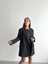 Kadın Oversize Antrasit Blazer Ceket 1
