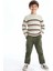 Lcw Kids Haki Beli Lastikli Erkek Çocuk Jogger Pantolon 1