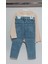 Hırka T-Shirt Kot Pantolonlu 3 Lü Çocuk Takım 2