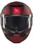 Thunder 4 Sv Luminence D5 Mat Kırmızı Kapalı Kask 3