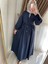 Pilİseli Lacivert Elbise 1