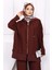Bordo Fermuarlı Tunik Pantolonlu Takım 3