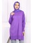 Mor Merserize Salaş Triko Tunik 3