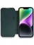Bfs iPhone 14 Kılıf Dolpin Kapaklı - Koyu Yeşil 1