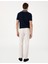 Erkek Bej Slim Fit Keten Karışımlı Pantolon 50305054-VR011 4