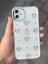 Iphone 11 Uyumlu Minik Kiraz Işlemeli Simli Parlak Detaylı Epoksili Kılıf 3