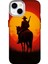 IPHONE 13 Özel Red Dead Redemption Gün Batımı Tasarımlı Lüks Silikon Kılıf 1