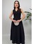 Nora Kadın Şık Ofis, Günlük ve Davet Siyah Elbise – Rahat ve Modern Tasarım 3