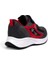 Çocuk Unisex Füme Kırmızı Cırtlı Rahat Günlük Sneaker Spor Ayakkabı 5
