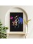 Astronot Bisiklet Uzay Büyük Boy Renkli Solmaz Kaliteli Çerçeve Görünümlü Mdf Tablo 70X50CM 199 2