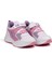 Kız Çocuk Beyaz Pembe Cırtlı Bağcıklı Sneaker Günlük Rahat Spor Ayakkabı 1