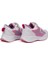 Kız Çocuk Beyaz Pembe Cırtlı Bağcıklı Sneaker Günlük Rahat Spor Ayakkabı 2