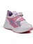 Kız Çocuk Beyaz Pembe Cırtlı Bağcıklı Sneaker Günlük Rahat Spor Ayakkabı 3