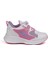Kız Çocuk Beyaz Pembe Cırtlı Bağcıklı Sneaker Günlük Rahat Spor Ayakkabı 4