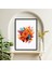 Çiçek Büyük Boy Renkli Solmaz Kaliteli Baskı Çerçeve Görünümlü Mdf Tablo 70X50CM 45 2