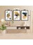 3 Parça Renkli Solmaz Kaliteli Baskı Çerçeve Görünümlü Mdf Tablo Set 41 3