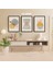 3 Parça Geometrik Renkli Solmaz Kaliteli Baskı Çerçeve Görünümlü Mdf Tablo Set 3 1