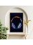 Müzik Kulaklık Büyük Boy Renkli Solmaz Kaliteli Baskı Çerçeve Görünümlü Mdf Tablo 70X50CM 235 2