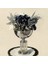 Yapay Çiçek Ortası Cam Fanus Ayaklı Vazo 3