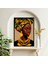 Afrika Kadın Büyük Boy Renkli Solmaz Kaliteli Baskı Çerçeve Görünümlü Mdf Tablo 70X50CM 12 2