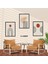 3 Parça Geometrik Renkli Solmaz Kaliteli Baskı Çerçeve Görünümlü Mdf Tablo Set 1 2