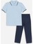 Lcw Kids Mavi Polo Yaka Erkek Çocuk Tişört ve Pantolon 1