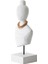 Concept Lady Büst I Biblo Beyaz 18X12X43CM 2