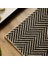 Home Textile Siyah Renk Balıksırtı Jüt Paspas 50 x 70 cm 3