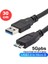 Usb3.0 Taşınabilir HDD Hard Disk Harddisk Kablosu, Micro USB -B, 5 Gbps High Speed, 30 cm 1