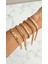Paslanmaz Çelik Arpa Model Rose Gold Bileklik 2