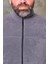Erkek Kalın Füme Polar Mont 2