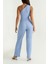 Tek Omuz Gofre Pantolon Crop Ikili Takım 3