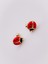 Cerrrahi Çelik Piercing ( Pirsing ) Zirkon Uğur Böceği Tragus Helix Piercing (1ADET) 2