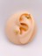 Cerrrahi Çelik Piercing ( Pirsing ) Zirkon Anka Kuşu Tragus Helix Piercing (1ADET) 1