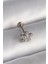 Bfs 316L Çelik Gümüş Renk Zirkon Taşlı Yıldız Model Tragus Piercing 1