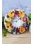Renkli Meyveler Desenli 3D Görünümlü Temperli Cam Saat – 33 cm CSDW349 2