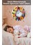 Renkli Meyveler Desenli 3D Görünümlü Temperli Cam Saat – 33 cm CSDW349 3