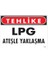 Lpg Ateşle Yaklaşma Uyarı Levhası 25X35 KOD:757 1