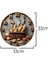 Ekmek Temalı Temperli Cam Duvar Saati – 33X33 cm CSDW347 5