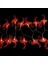 Bfs 10LU Pilli LED Flamingo Dekoratif Işık Zinciri Aydınlatma 1,5 mt 5