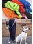 Bfs Reflektörlü Fosforlu Köpek Gezdirme Halatı Tasma Kayışı Metal Kancalı 130 cm 8