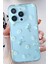İphone 13 Pro Uyumlu Minik Papatyalar Desenli Şeffaf Silikon Kılıf 3