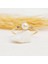 14K Solid Gold Tektaş İnci Yüzük 4