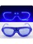 Bfs Mavi LED Işıklı Parti Gözlüğü - Neon Glow Şerit Gözlük 3 Modlu 5