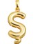 Altın 14 Ayar Balon Ş Harfi Kolye Ucu 1