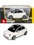 S00022106 Burago 1/24 Fiat 500 2007 Beyaz -Sun 1